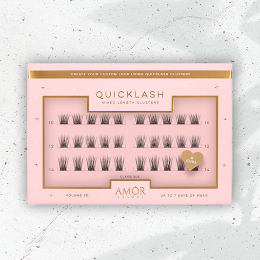 Mixed Length Clusters - Classique - QuickLash by Amor Lashes UK