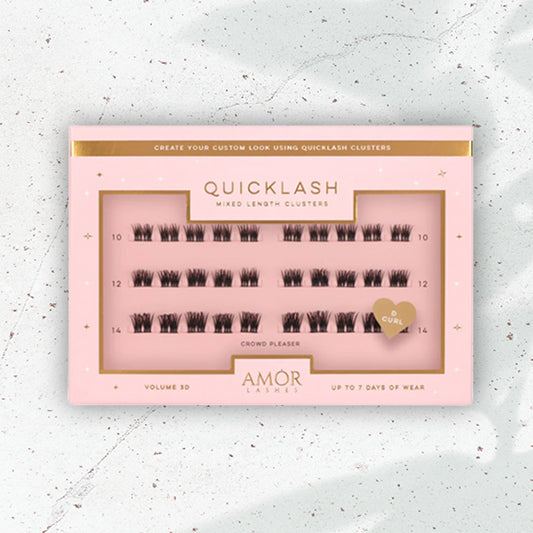 Mixed Length Clusters - Crowd Pleaser - QuickLash by Amor Lashes UK