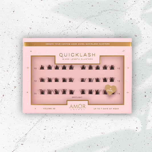 Mixed Length Clusters - Spotlight - QuickLash by Amor Lashes UK