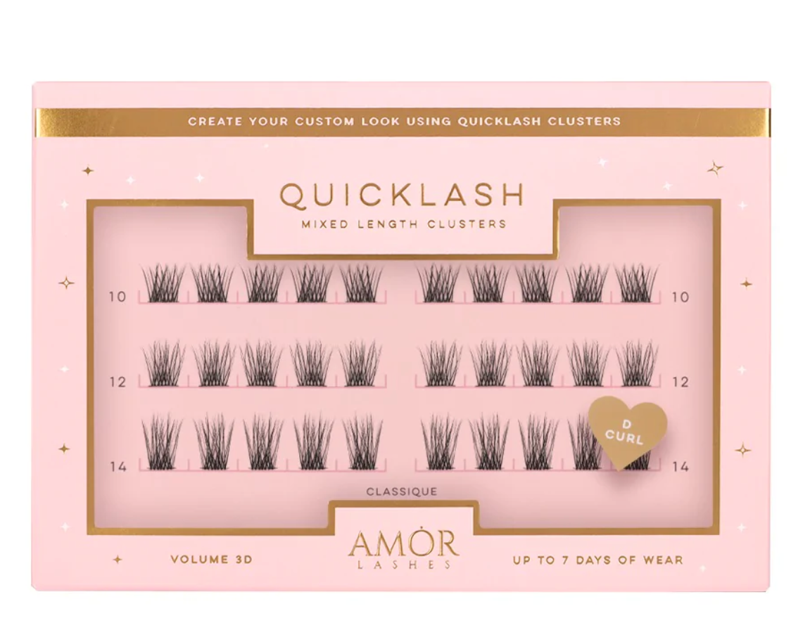Mixed Length Clusters - Classique - QuickLash by Amor Lashes UK