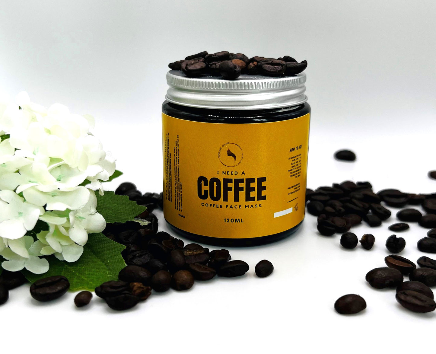 I Need a Coffee Face Mask Cream 120ml - by Essential Mind
